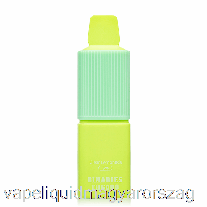 Horizon Binárisok Th6000 Eldobható Tiszta Limonádé Vape E Cigi